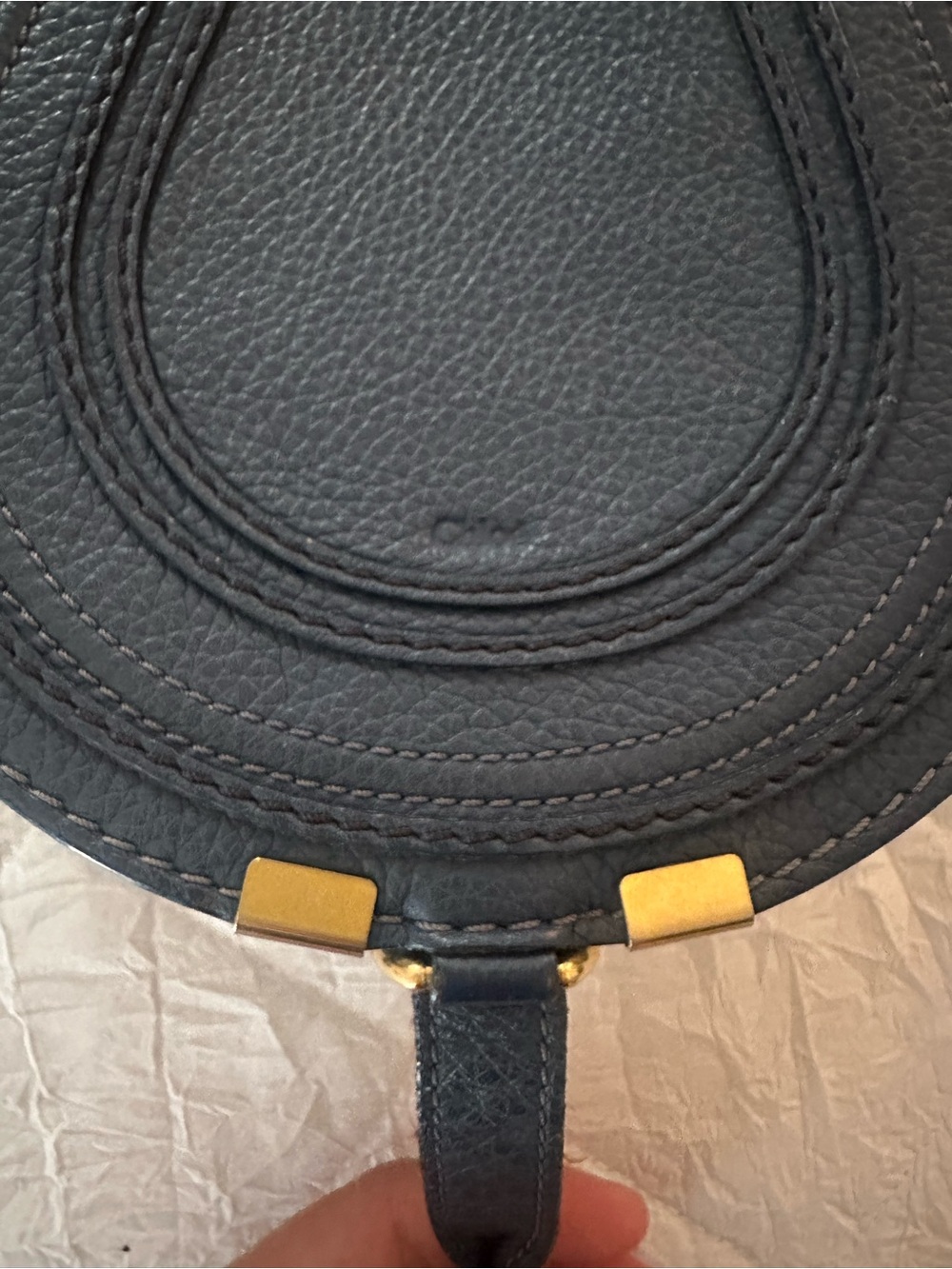 Chloe Mini Marcie Leather Bag - Picture 3 of 12